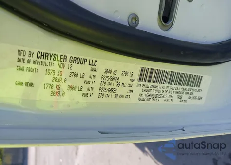 2013 Ram 1500 Big Horn from USA, damaged, VIN 1C6RR6GT8DS523817